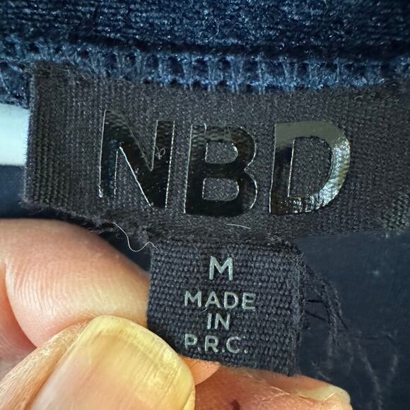 Revolve NBD Connor Velvet Dress in Nightfall Sexy Velvet Burnout Size Medium - Picture 5 of 7